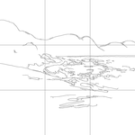 Line drawing with grid