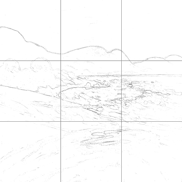 Sketch with grid