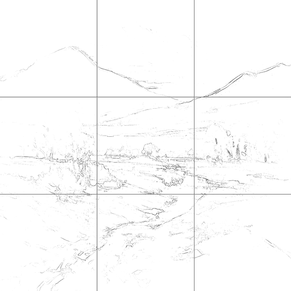 Sketch with grid