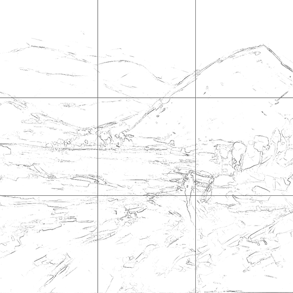 Sketch with grid