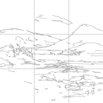 Line drawing with grid