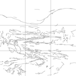 Line drawing with grid