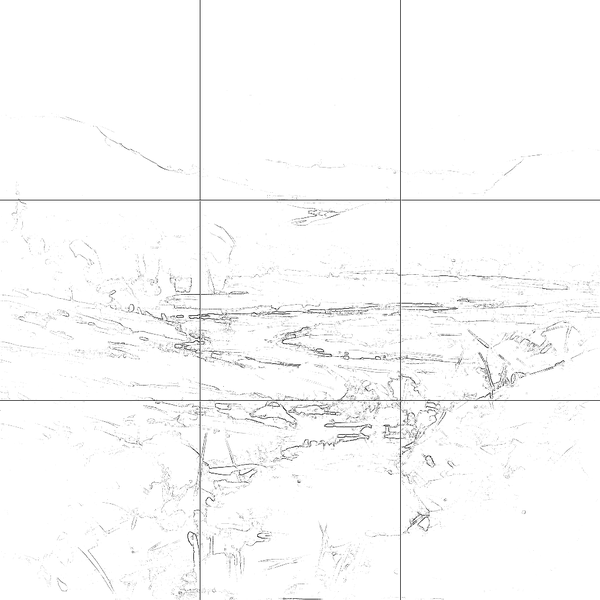 Sketch with grid