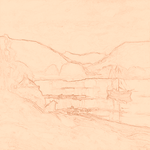 Sepia sketch