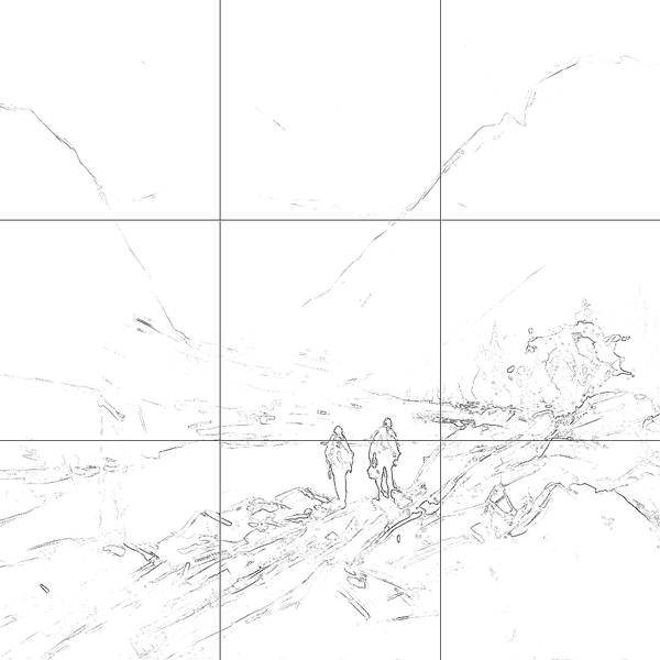 Sketch with grid