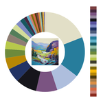 Colour wheel / palette