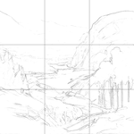 Sketch with grid