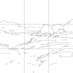 Line drawing with grid