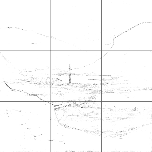 Sketch with grid