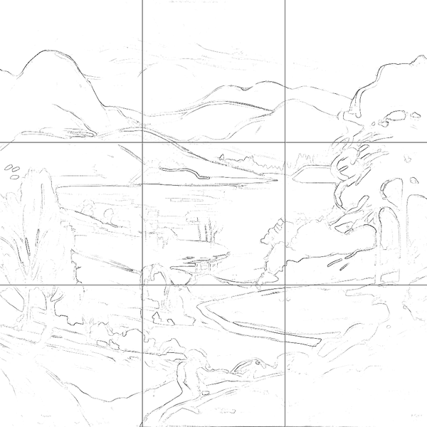 Sketch with grid