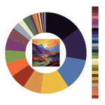 Colour wheel / palette