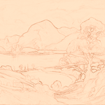 Sepia sketch