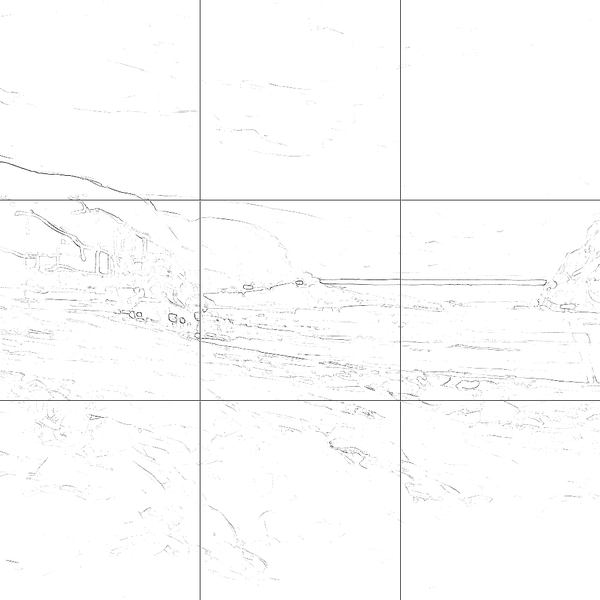 Sketch with grid