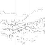 Line drawing with grid