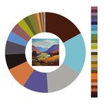 Colour wheel / palette