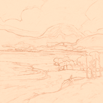 Sepia sketch