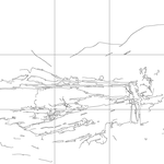 Line drawing with grid