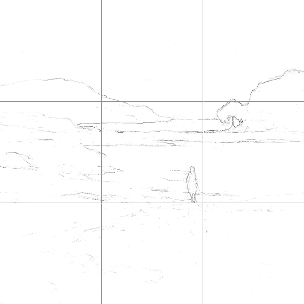 Sketch with grid