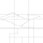 Line drawing with grid