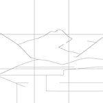 Line drawing with grid