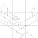 Line drawing with grid