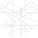 Line drawing with grid