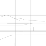 Line drawing with grid