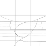 Line drawing with grid