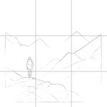 Sketch with grid