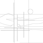 Line drawing with grid