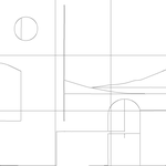 Line drawing with grid