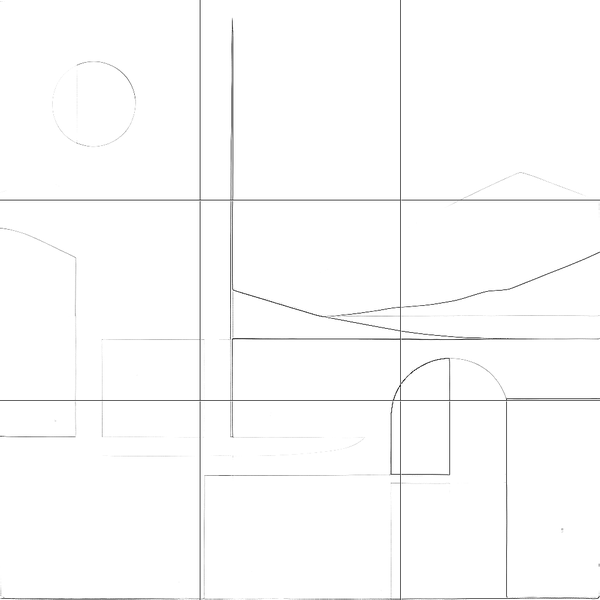 Sketch with grid