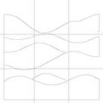 Line drawing with grid