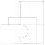 Line drawing with grid