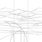 Line drawing with grid