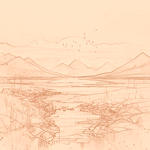 Sepia sketch