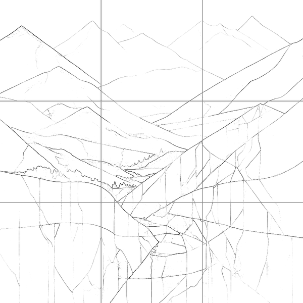 Sketch with grid