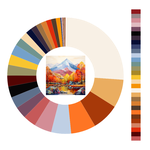 Colour wheel / palette