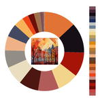 Colour wheel / palette