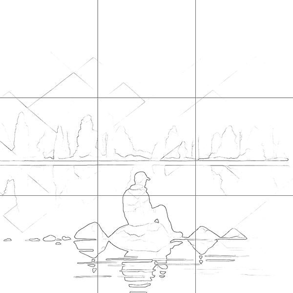 Sketch with grid