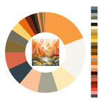 Colour wheel / palette