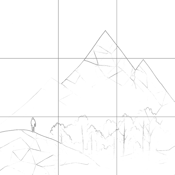 Sketch with grid