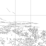 Line drawing with grid