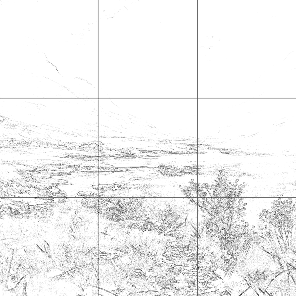 Sketch with grid