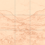 Sepia sketch with grid