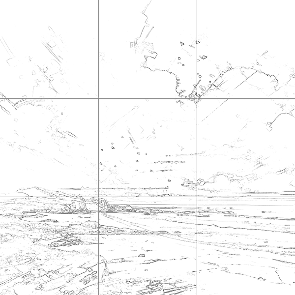 Sketch with grid