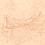 Sepia sketch