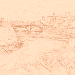 Sepia sketch