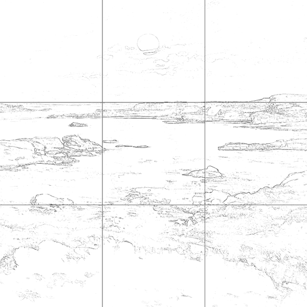 Sketch with grid