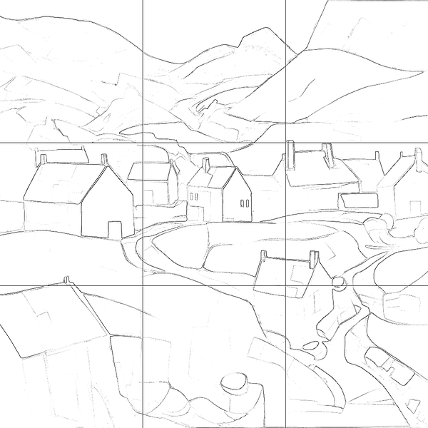Sketch with grid